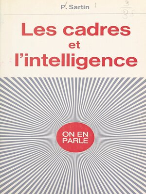 cover image of Les cadres et l'intelligence